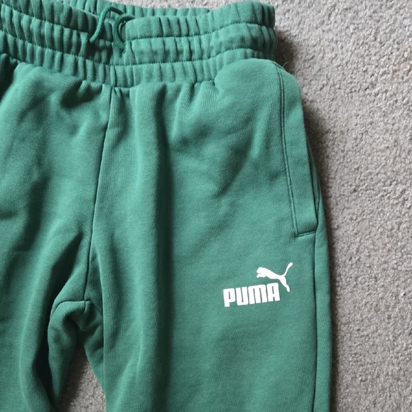 Puma Green and White Track Pants - Picture 2 of 4